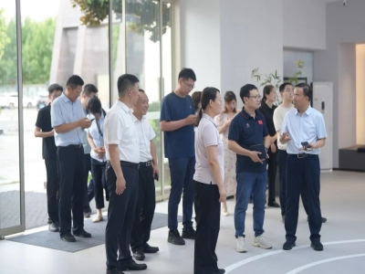 绿色建材产业链融链固链再发力！哈工大王代玉教授一行莅临世界杯信誉买球机械、卓越精工考察调研